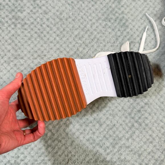 Converse Run Star Hike Platform High Top Wmns 6.5 platform Sneaker White - Picture 5 of 8